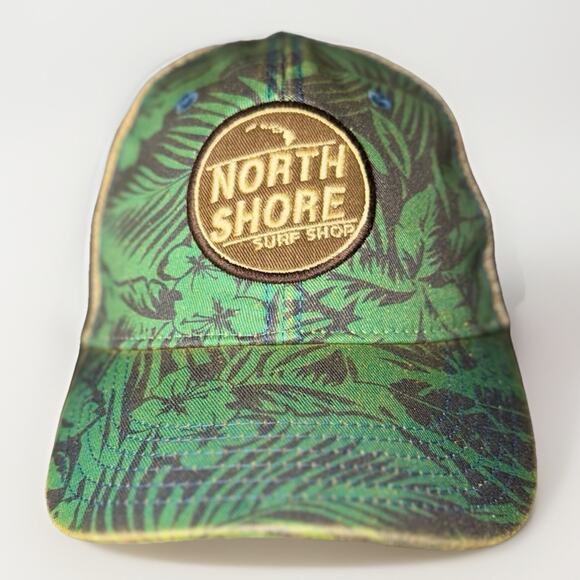 Legacy North Shore Surf Shop Tropical Green Trucker Hat Cap Hawaii Adjustable - Picture 1 of 7